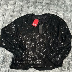 RTA all over sequins women’s sweater top nwt Size: M Medium Retails: $695